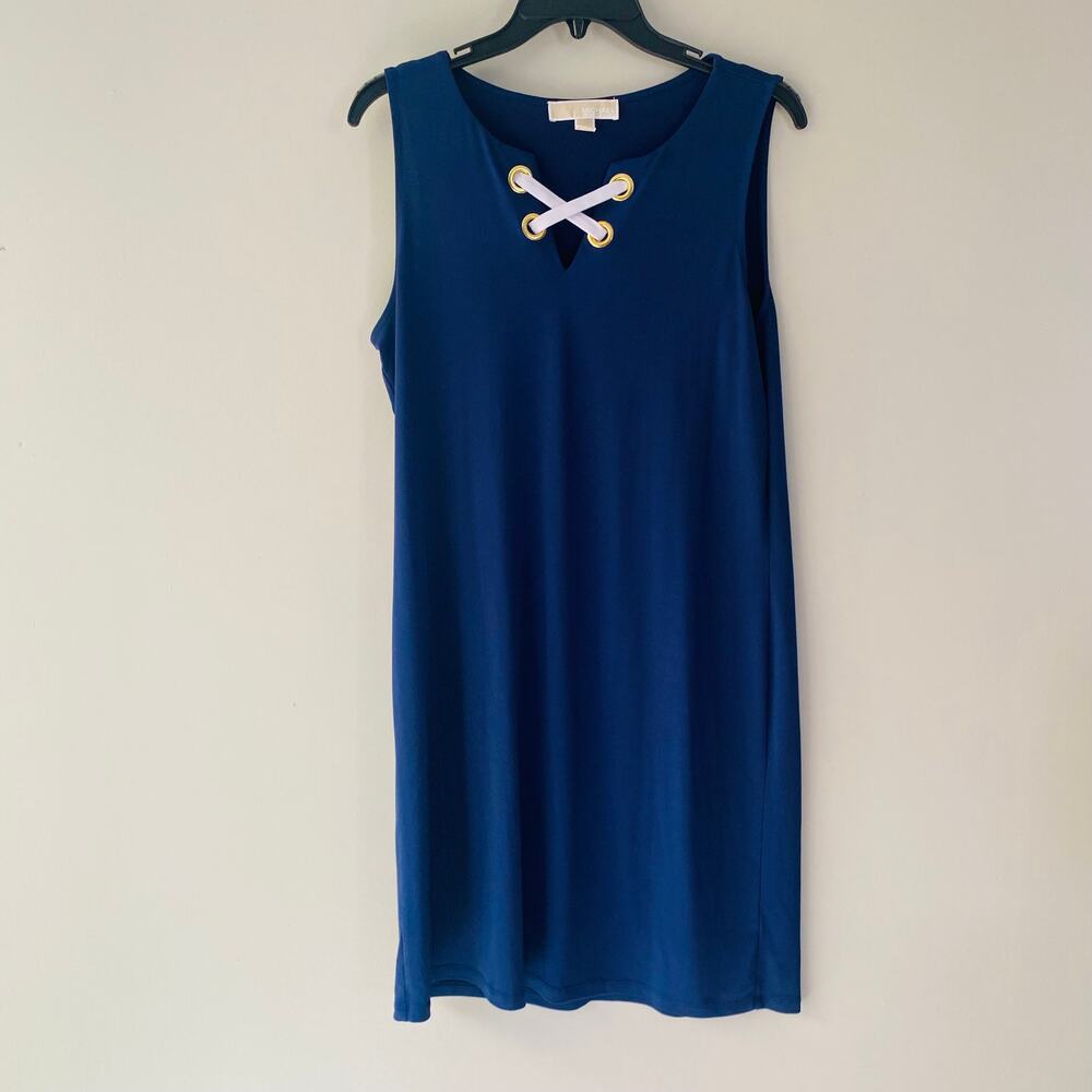 Michael Kors navy blue summer sheath dress (Size: M)